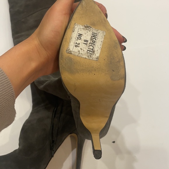 Over the knee long suede boots - Picture 12 of 17